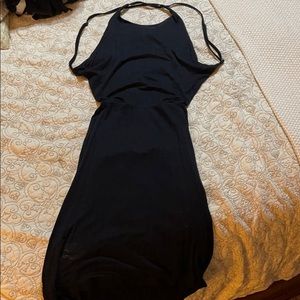 Open back cross cross straps dress